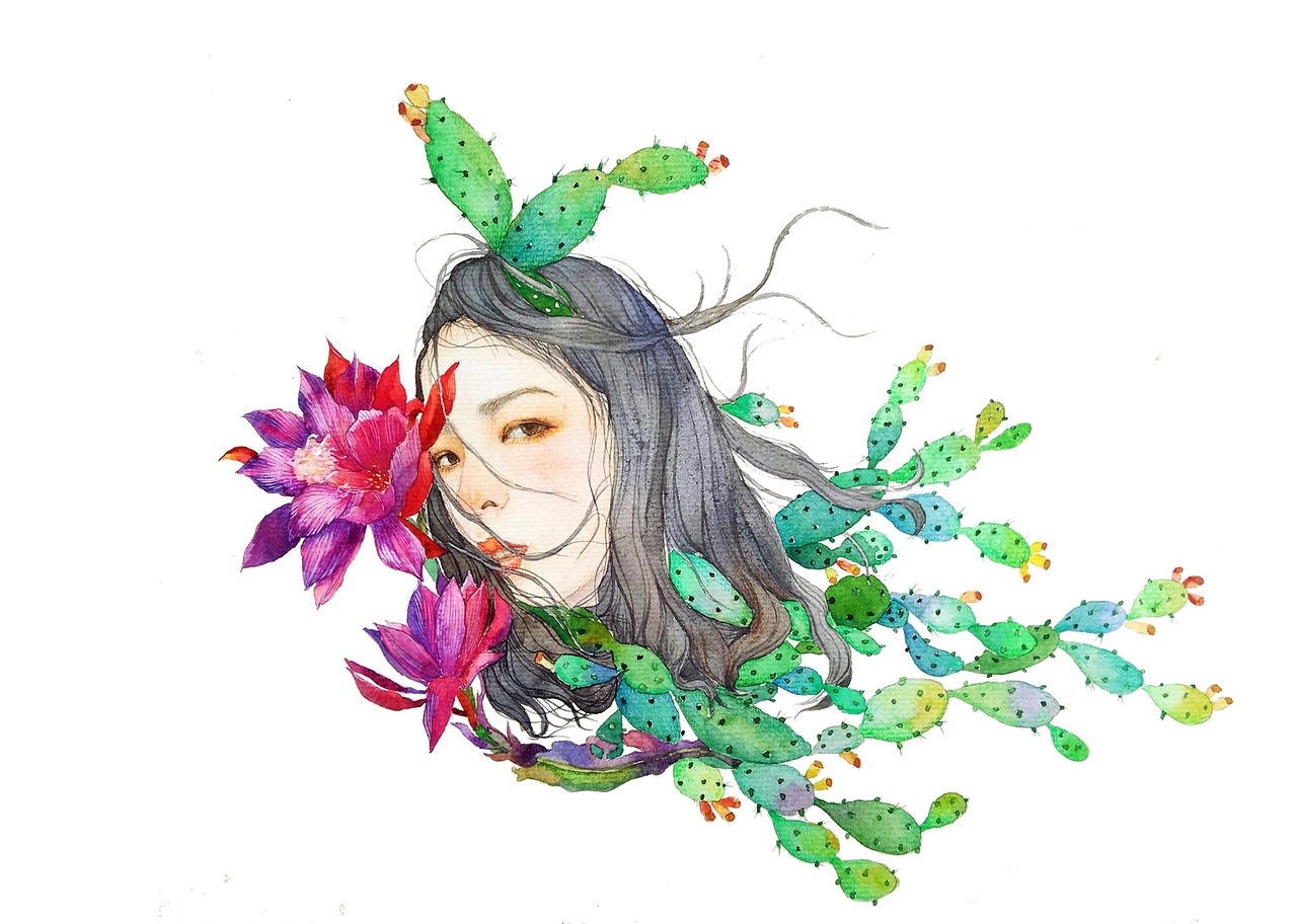 Portrait, flower background, artwork — Revolutionize Your Trades with Innovative Jupiter Swap